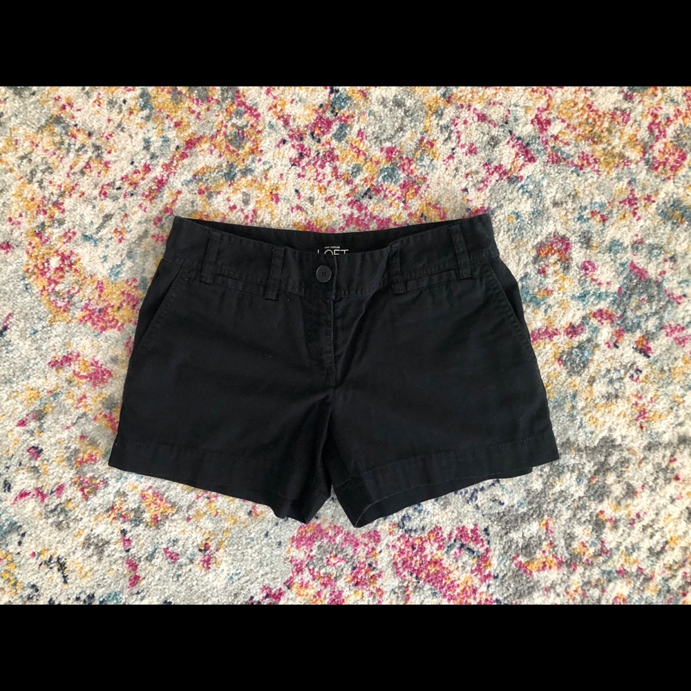 Ann Taylor Loft Black Shorts - Size 2